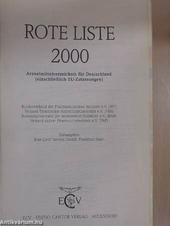 Rote Liste 2000