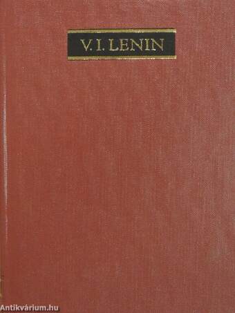 V. I. Lenin összes művei 38.