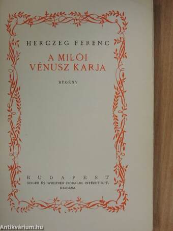 A Milói Vénusz karja/A cserebőrűek