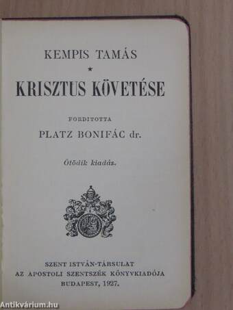 Krisztus követése