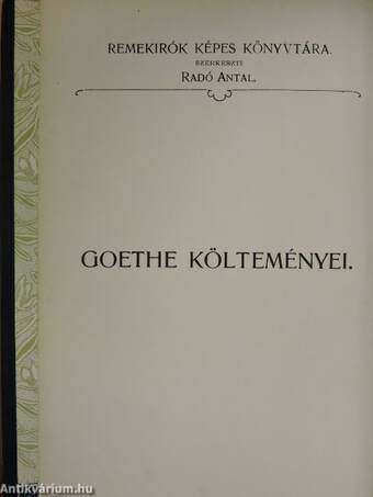 Goethe költeményei