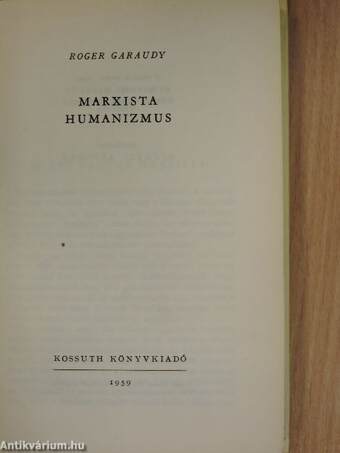 Marxista humanizmus