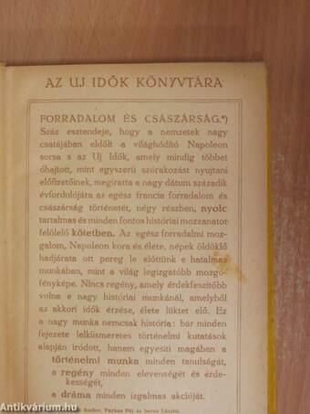 Forradalom és császárság - A Francia Forradalom és Napoleon 2.