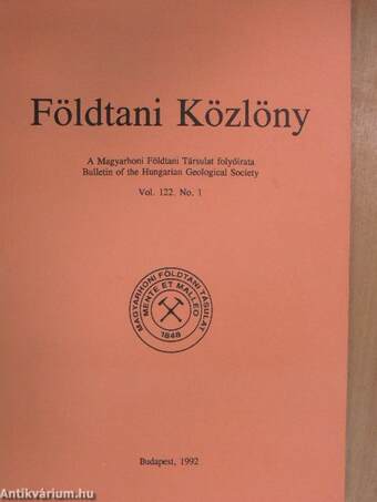 Földtani Közlöny 1992/1-4.