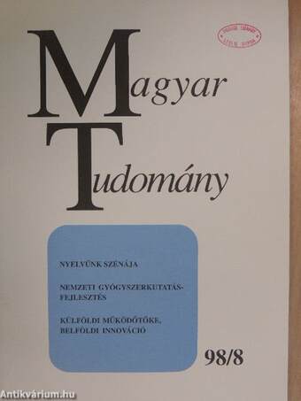 Magyar Tudomány 1998. augusztus