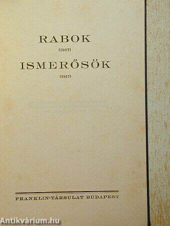 Rabok/Ismerősök