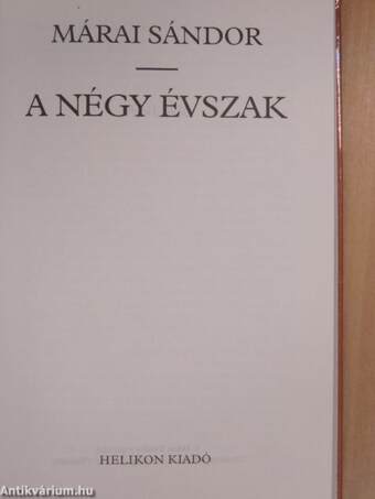 A négy évszak