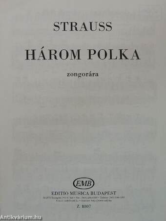 Három polka zongorára