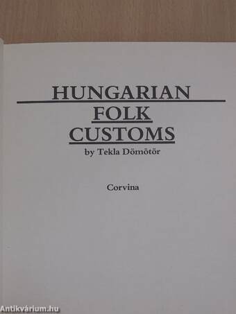 Hungarian Folk Customs