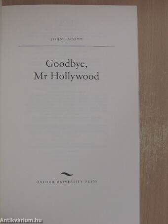 Goodbye, Mr Hollywood