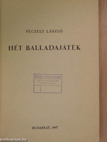 Hét balladajáték