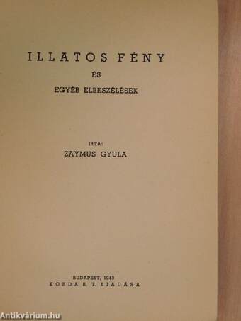 Illatos fény