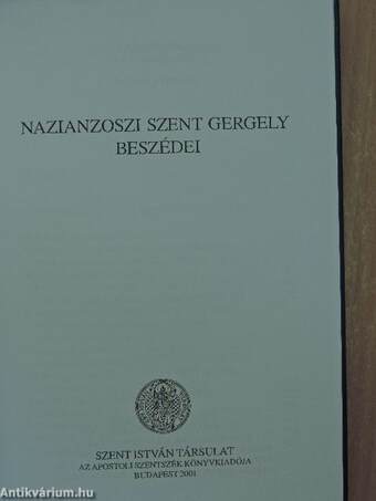 Nazianzoszi Szent Gergely beszédei