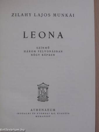 Leona/A tésasszony/Úrilány