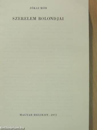 Szerelem bolondjai