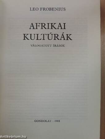 Afrikai kultúrák