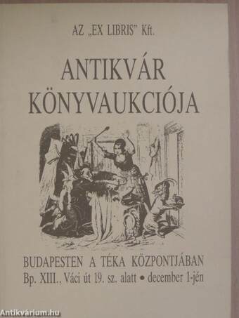 Az "EX LIBRIS" Kft. Antikvár Könyvaukciója