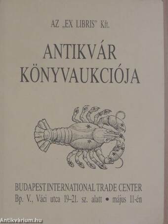 Az "EX LIBRIS" Kft. Antikvár Könyvaukciója