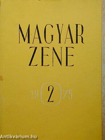 Magyar Zene 1975/2.