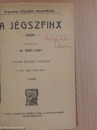 A jégszfinx I-II.