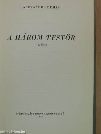 A három testőr I-III.