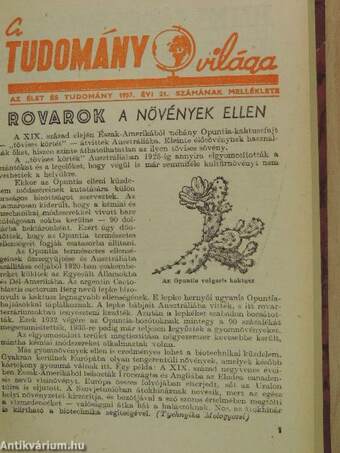 A Tudomány Világa 1957.