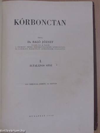 Kórbonctan I.