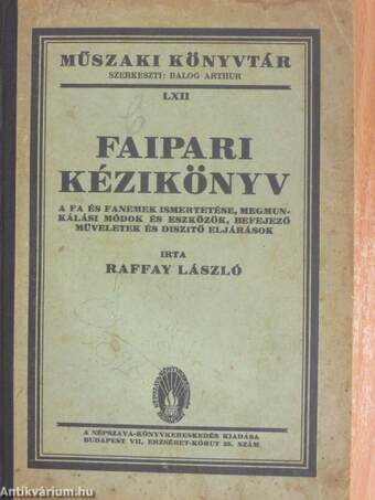 Faipari kézikönyv