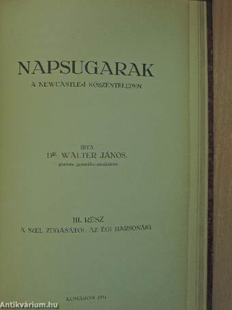 Napsugarak a newcastle-i kőszéntelepen I-III.