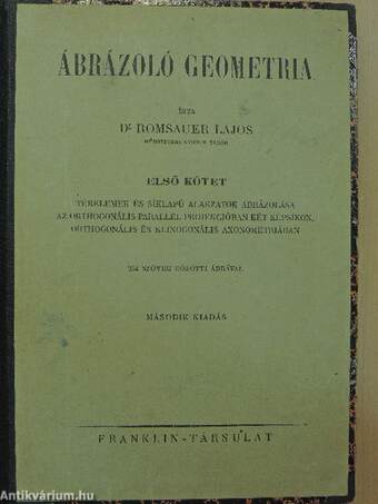 Ábrázoló geometria I-II.