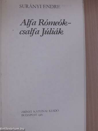 Alfa Rómeók-csalfa Júliák