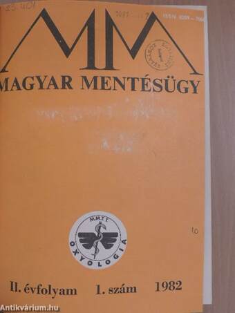 Magyar Mentésügy 1982-1983/1-4.