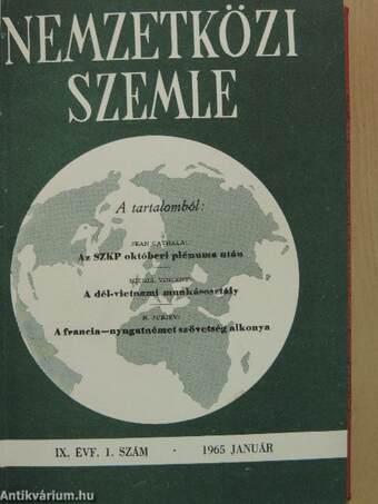 Nemzetközi Szemle 1965. január-december I-II.