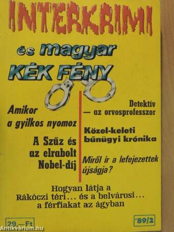 Interkrimi és magyar Kék Fény '89/2