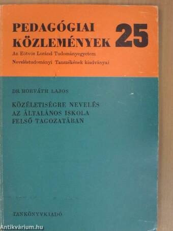 Közéletiségre nevelés az általános iskola felső tagozatában