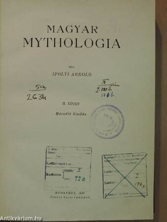 Magyar Mythologia I-II.