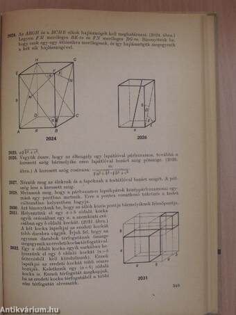 Geometriai feladatok gyűjteménye I-II.