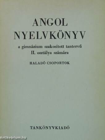 Angol nyelvkönyv II.