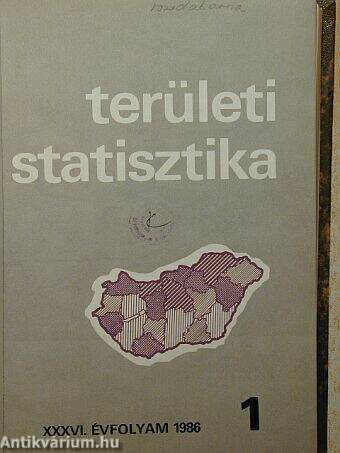 Területi statisztika 1986/1-6.