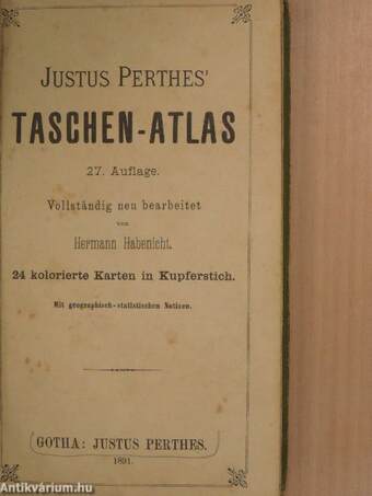 Justus Perthes' Taschen-atlas