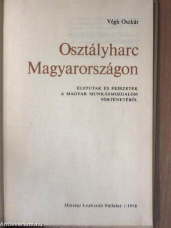 Osztályharc Magyarországon