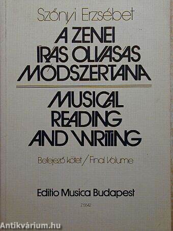 A zenei írás-olvasás módszertana - Befejező kötet: Felsőfok