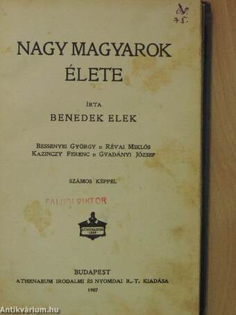 Nagy magyarok élete VII.