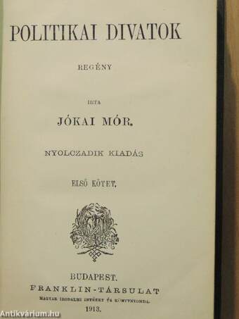 "41 kötet a Jókai Mór művei sorozatból (nem teljes sorozat)"