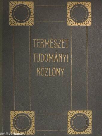 Természettudományi Közlöny 1941. január-december