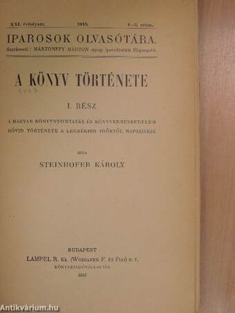 A könyv története I-II.