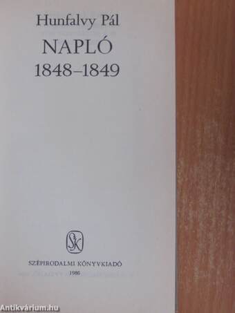 Napló 1848-1849