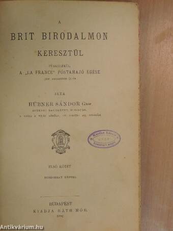 A Brit Birodalmon keresztül I. (töredék)