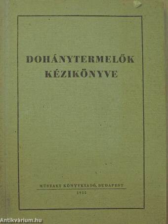 Dohánytermelők kézikönyve