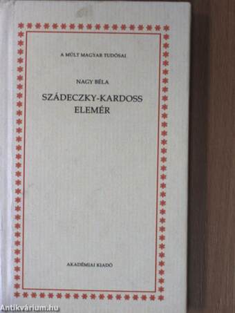 Szádeczky-Kardoss Elemér